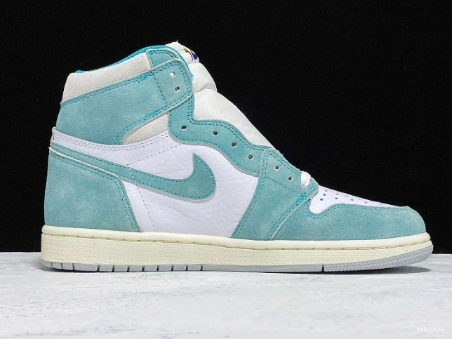 Rep TBkick Green Jordan 1 Air Turbo High 555088-311 Retro OG 0802